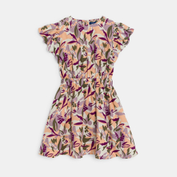 فستان واسع انسيابي مزين...